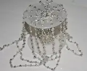 3mm Bulk beaded Natural Silver pyrite jewelry making silver plated rosary chain