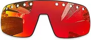 [Combine8] Combime 8 Premium Polarized Mirror Replacement Lenses for Oakley Sutro Vented OO9406 Sunglasses - Fire Red Mirror