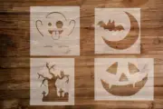 Strong Disposable High Quality Halloween Stencil Set