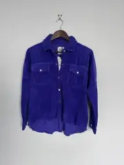 ***BRAND NEW Womens XS Zara Corduroy Purple Overshirt. NEVER WORN***