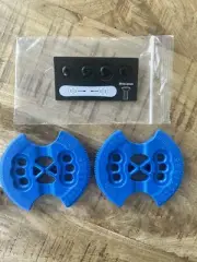 Burton ReFlex The Channel 2X2 Snowboard Binding Discs BLUE M6x13mm Hrdwr. New