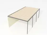 Pergolas/Carports Polycarbonate/Colorbond Roofing, 2 Posts