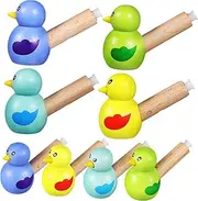 CORHAD 8 Pcs Bird Whistles Educational Musical for Loud Sound Slide Whistles for Birthdays and Christmas Premium Quality
