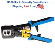 Multifunctional RJ45 RJ11 RJ12 Cat5e Cat6 Cable Wire Crimper Cutter Hand Tool