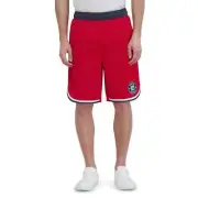 AND1 Men's size M Hoop 10" Shorts Color red NWT
