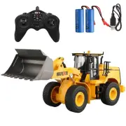 2.4GHz Remote Control Bulldozer Toy, 1/16 Fully Functional Engineering Vehicle,