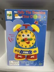 Vintage The Learning Journey Telly the Teaching Time Clock FUN! NOS in Box