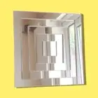 Square Infinity Shaped Acrylic Mirrors - Various Sizes