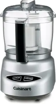 Food Processor, Mini-Prep 3 Cup, 24 Oz, Brushed Chrome and Nickel, DLC-2ABC