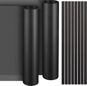 Woanger 2 Pcs 1000 x 300 mm DIY PC Case Dust Filter PC Fan Mesh Filter PVC Dustproof Cover with Magnetic Strip for Computer Chassis Speaker and More, 0.03 Inch Hole