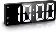 Digital Alarm Clock, LED Alarm Clock for Bedroom, Electronic Desktop Clock with