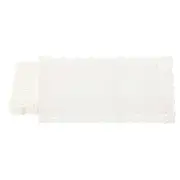 Paper Doilies, 11.8 in White Lace Doilies Rectangle Disposable (100 Pack, White)