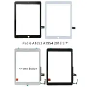 Touch Screen Digitizer Replace For iPad 6 6th Gen 2018 A1893 A1954 Home Button