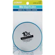 2 Pack Conair Suction Cup Mirror, 10x Magnification