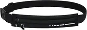 Weforu Slim Running Belt Fanny Pack, Waist Reflective Pouch Belt for Sport, Money Phone Keys, Black