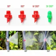 5/25/100pcs EZ Clone Machine Hydroponic Sprayer Nozzle Jet Mister 90°/180°/360°