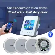 Bluetooth Wall Amplifier FM Radio USB Home Theater Stereo Audio Ceiling Speaker