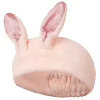 在飛比找博客來優惠-CB Japan 動物造型超細纖維髮帶 緞帶粉兔