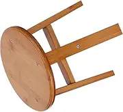 Small Bamboo Stool Children Bench Stable Load-Bearing Bamboo for Home Living Room (Small Round Bamboo Stool)