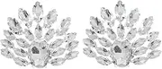 [LIFKOME] 1 Pair Rhinestone Shoe Clips for Women Elegant DIY Shoe Jewelry Buckles Detachable Wedding Accessory for High Heels Sparkling Decoration for Parties and Special Occasions