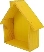 HOLIDYOYO 1pc Adorable House-Shaped Decorative Shelf for Boy Girl Room Wall-Mounted Storage Holder Stylish Ornament Practical Warm Decor for Boys Girls for Organizing Toys Accessories