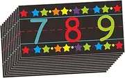 ZUNOXAZ 1set Decorative Numbers Decal Educational Alphabet Poster for Boys and Girls Rooms Delicate Numbers Decal for Early Learning Intellectual Development for Teachers Parents