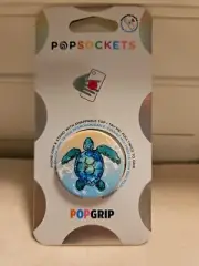 POPSOCKETS TURTLE TORTUGA POPGRIP STAND BLUE & GREEN, New