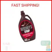 HERSHEY'S Chocolate Syrup Bulk Bottle, 48 oz