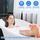 Bath Pillows with 6 Suction Cups Ergonomic Bathtub Pillows Breathable GoIjM .q