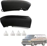 1 Pair Rear Exterior Panel Roof Molding for Chevy Express 1500/2500/3500,03-23,for GMC Savana 1500/2500/3500,03-23,Left & Right Side,OE 15215525 15215527 15768660 15768659