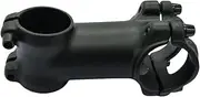 Perfeclan Bike Stem Black Versatile Replacement 1.65inch Installation Depth 7 Degree Angle Aluminum Alloy Professional Handlebar Stem