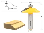 2-1/4" Diameter Ogee Mini Raised Panel Router Bit - 1/2" Shank - Yonico 12132