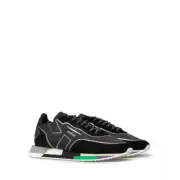 Men's Sneakers Shoes GHOUD Venice RMLM NS18 Blk Blk Suede Fabric Black