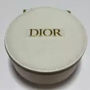 Christian Dior Vanity Pouch Case Novelty Limited White circle