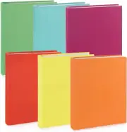 6 Stretchable Covers, Colorful Covers for Classroom Textbook Protection and Care