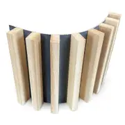 Modern Furniture WOODFLEX Batten Hard Wood Wall & Ceiling Cladding - Oak & Black