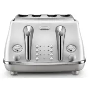 De'Longhi Icona Capitals 4 Slice ToasterSydney White CTOC4003W