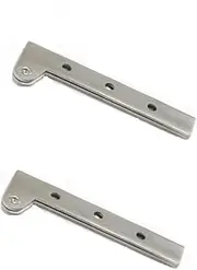 [SANCHAKOU] Cupboard Door Hinges Pack of 2 Thickened Chicken Beak Hinges Qianqiu Hinges Seven-Character Hinges One-Word Hinges Core-Grinding Hinges Chicken Beak Hinges 10.0 * 1.5 * 0.2Cm