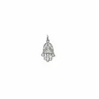 Silver Pendant 925/000 - Hamsa Openwork With Arabesque