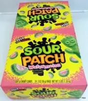Sour Patch Kids Watermelon 24 Count Box Candy Kid Bulk Candies Free Shipping