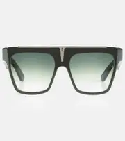 [Jacques Marie Mage] Jacques Marie Mage x Evangelie Smyrniotaki Selini flat-brow sunglasses One Size green