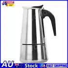 Stainless Steel Mocha Cafetiere Practical Moka Pots for Mocha Latte Cappuccino *