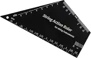 Guitar Neck Fret Rocker | Stainless Steel Precision Set Tool for String Height,Luthier Precision Measurement Ruler Tool for Ukulele Mandolins Banjos Basses