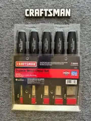 Craftsman 36859 - USA NOS 5pc Wood Chisel Set - 36859 - MADE IN USA