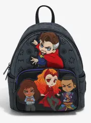 Loungefly Marvel Doctor Strange in the Multiverse of Madness Chibi Mini Backpack - New, With Tags