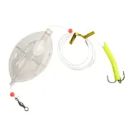 Clear Ball Fishing Float with Hook Strap Suitable for Various Fishing Methods