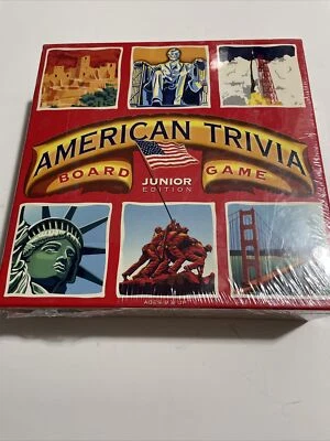 American Trivia Board Game Junior Edition Outset Media 2006 NIB
