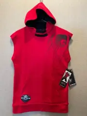 And1 Hoodie Boy's XL (14-16) Red Sleeveless