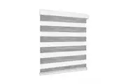 Marlow Zebra Roller Blind Blackout Curtains 120x210cm Grey