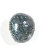 [HOSEKI] Natural Moss Agate Tumble Gemstone 2.5cm, Crystal, Crystal